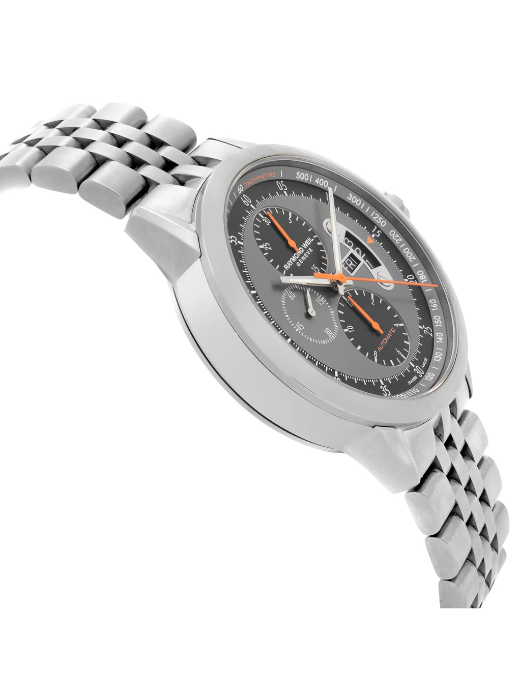 Pre-Owned Freelancer (Good) Raymond Automatic Titanium Weil Dial Gray 7745-TI-05609 Watch Mens