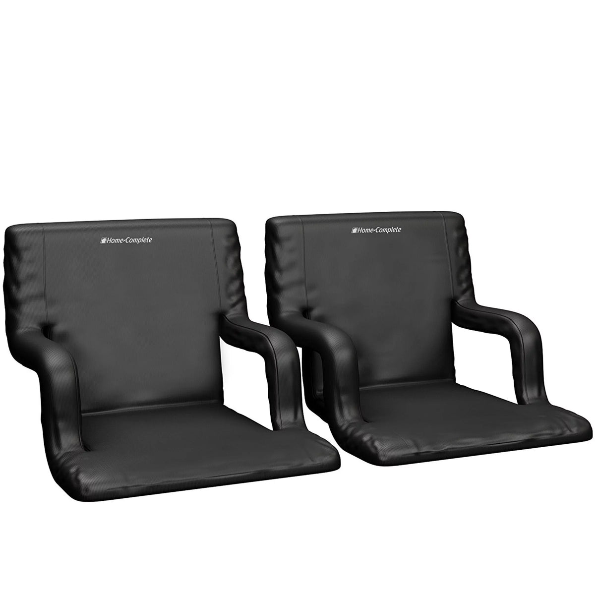 Padded Support, Straps 6 Pack- with Reclining Home-Complete Cushions Carry Portable Chair, Positions 2 By Back Seat and Stadium Bleacher Armrests,