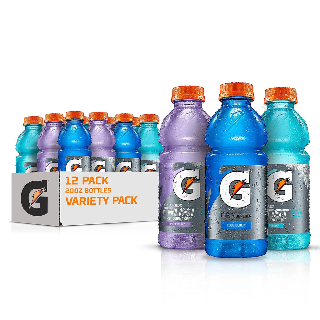 Pack, Original Of Quencher Variety Gatorade Pack 12 Thirst Fl 3-Flavor 20 - Frost Ounce