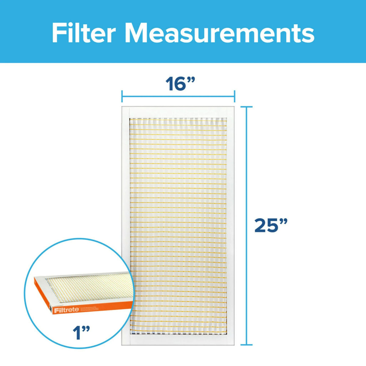 HVAC Air Filtrete Filters Micro MERV 4 Particle MPR, Filter, Furnace 16x25x1, Reduction 10, 800