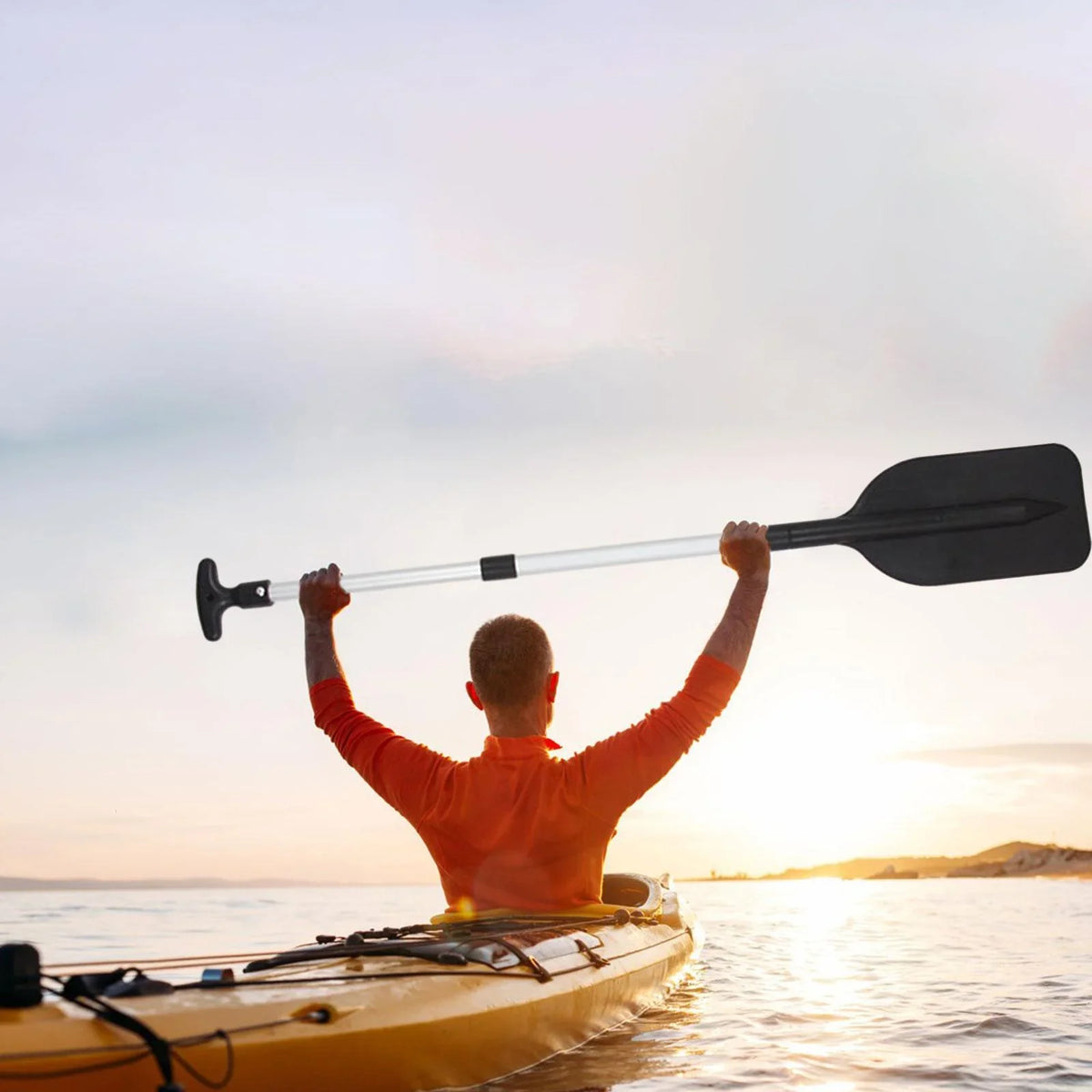 Paddle for Black Paddle Sports Flexible Boat Canoeing Boat funtasica Outdoor Activities Kayaking Canoe Oars Beginners Durable Float