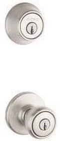 Kwikset Single Knob 690T Kwikset Combo and Pack, Cylinder Deadbolt 15 K6 Entry Tylo Satin CP by Nickel