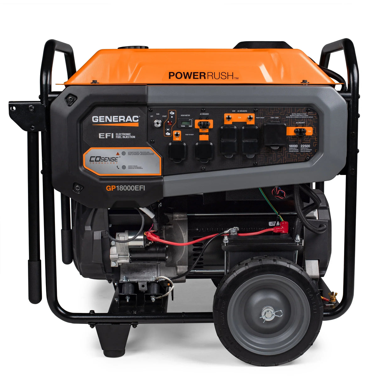 with Generac 8917 Start Electric - Portable Watt 50ST GP18000E COSense Powered Gas 18000 Generator