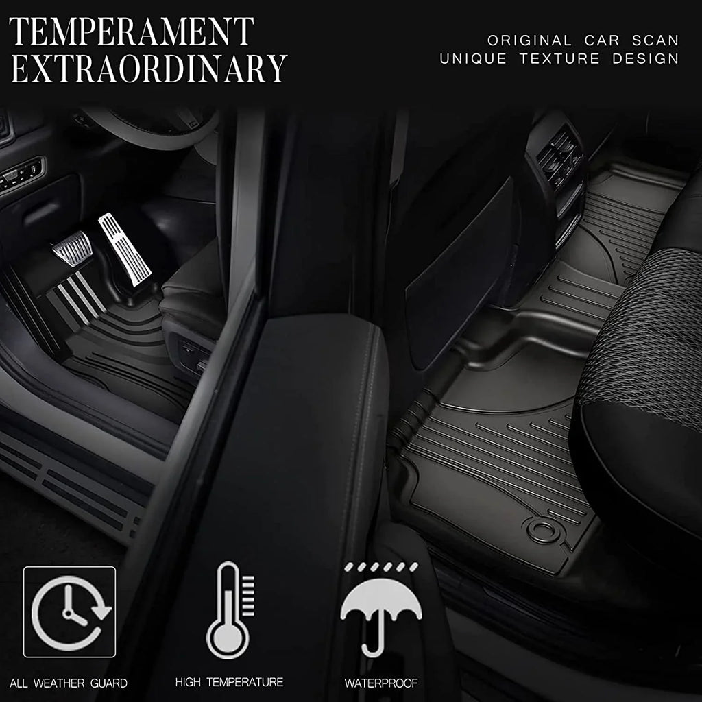 for 2023, 2018 (Not 2022 Floor 2017 Mats 2021 2020 All Single AOMSAZTO Weather Floor Hook Include 2019 Liners 2017 2nd Floor Driver-Side Automotive Jeep Model) Compass 1st & Car Row Fit