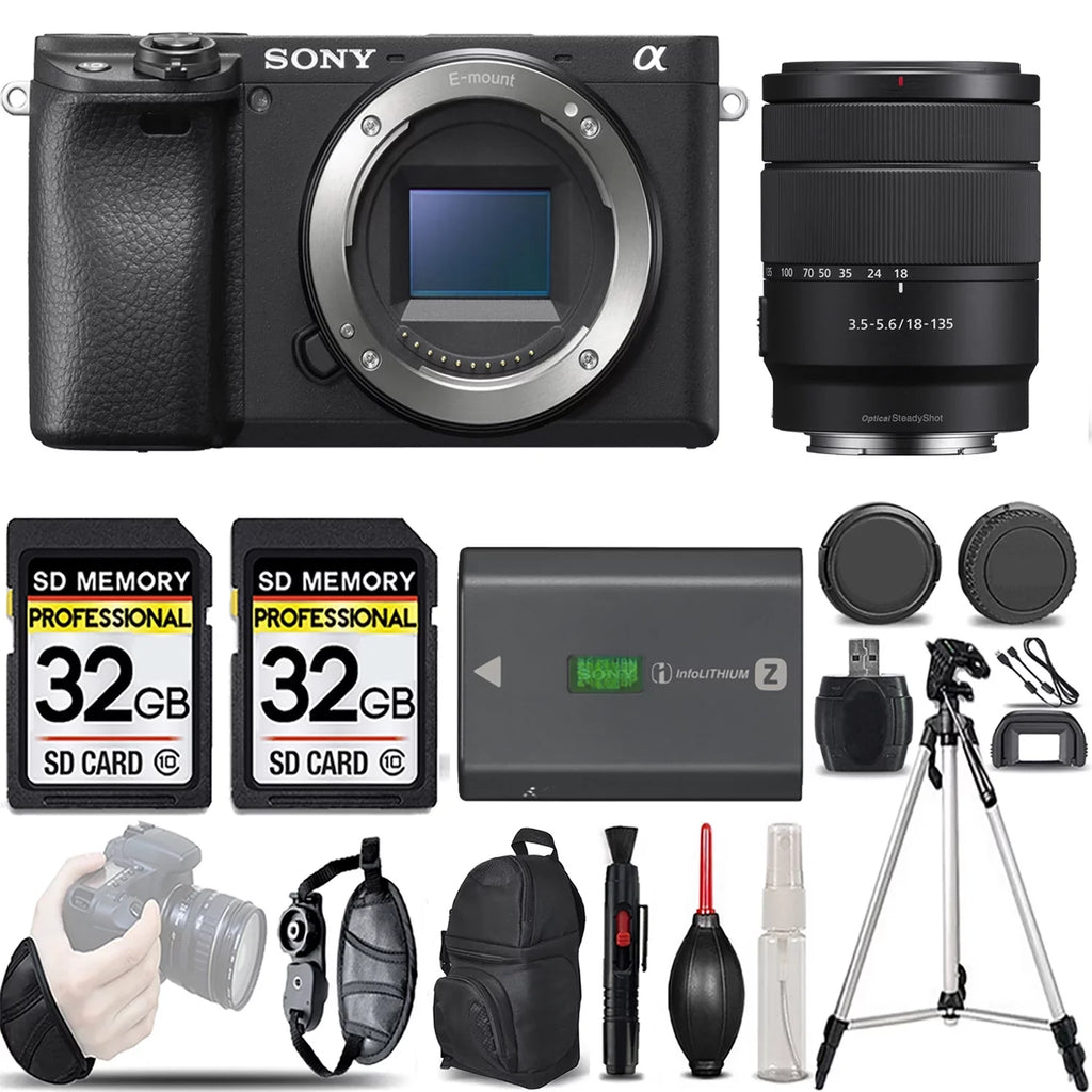 OSS KIT Lens -LOADED Camera f/3.5-5.6 +18-135mm a6400 Sony Mirrorless