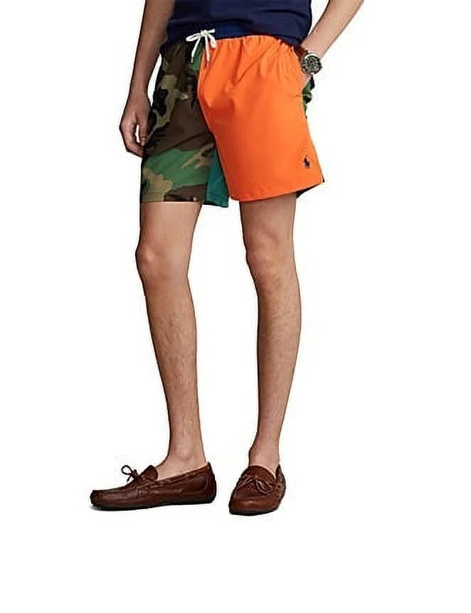 X-Large Lauren Size Traveler Polo Men's Swim Ralph Trunk Green Classic