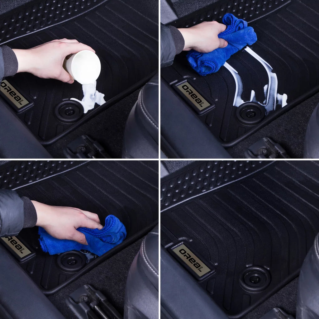 Liners Carpet Rear Odorless GV70 All for Custom 2022 Duty Fit Front Protection Floor 2023 Mats Durable Replacement Heavy Genesis Car Weather Black