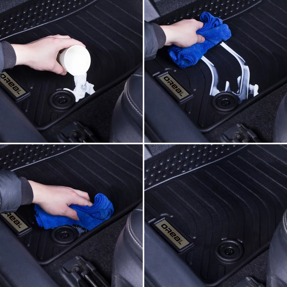 Liners Carpet Rear Odorless GV70 All for Custom 2022 Duty Fit Front Protection Floor 2023 Mats Durable Replacement Heavy Genesis Car Weather Black