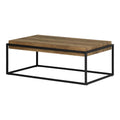 Brown Table, Coffee Shore Industrial Acacia South Urban Modern Mezzy,