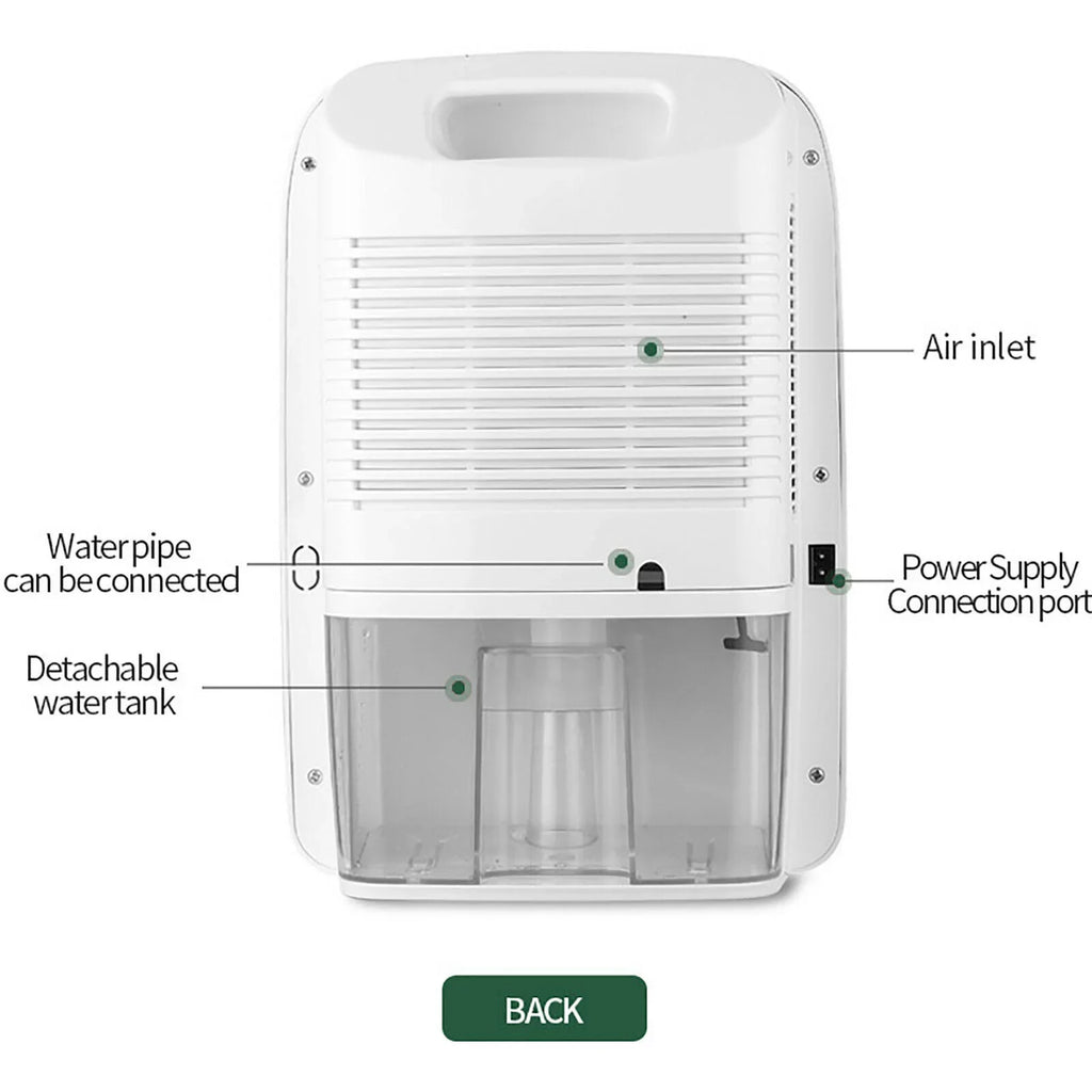MIDUO Control 2.5L Dehumidifier with Home 42W Remote for Portable Small Dehumidifier