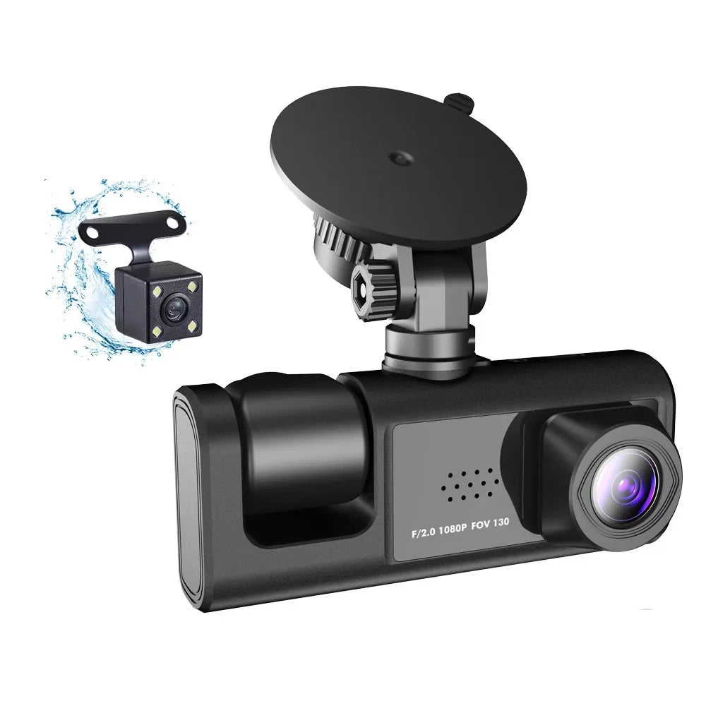 Angle Rearview Recorder Multi-Language Car Driving Clear Auto Camera Dash Car Cam Camcorder Safety Cameras Shinysix Interconnection Mirror Wide 3 Car Recording Video WIFI Recorder