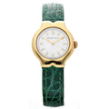 L0130 Yellow White Ladies Dial Case Watch Tiffany&amp;Co 18k Gold Tesoro Leather