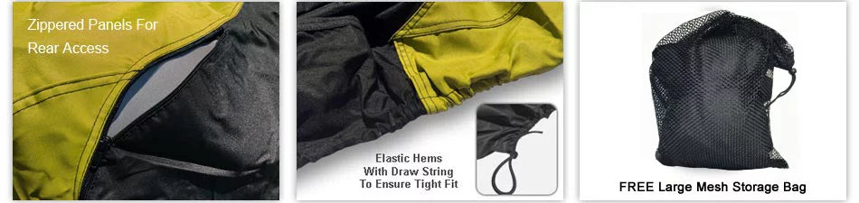 '- Wave Black Straps For YAMAHA Jet YELLOW More! - Limited from FX Weatherproof & Storage SVHO Runner Ski & Trailerable Trailer Rain, / All Weather 2017-2018 - Includes Bag Cover - Protects Sun,