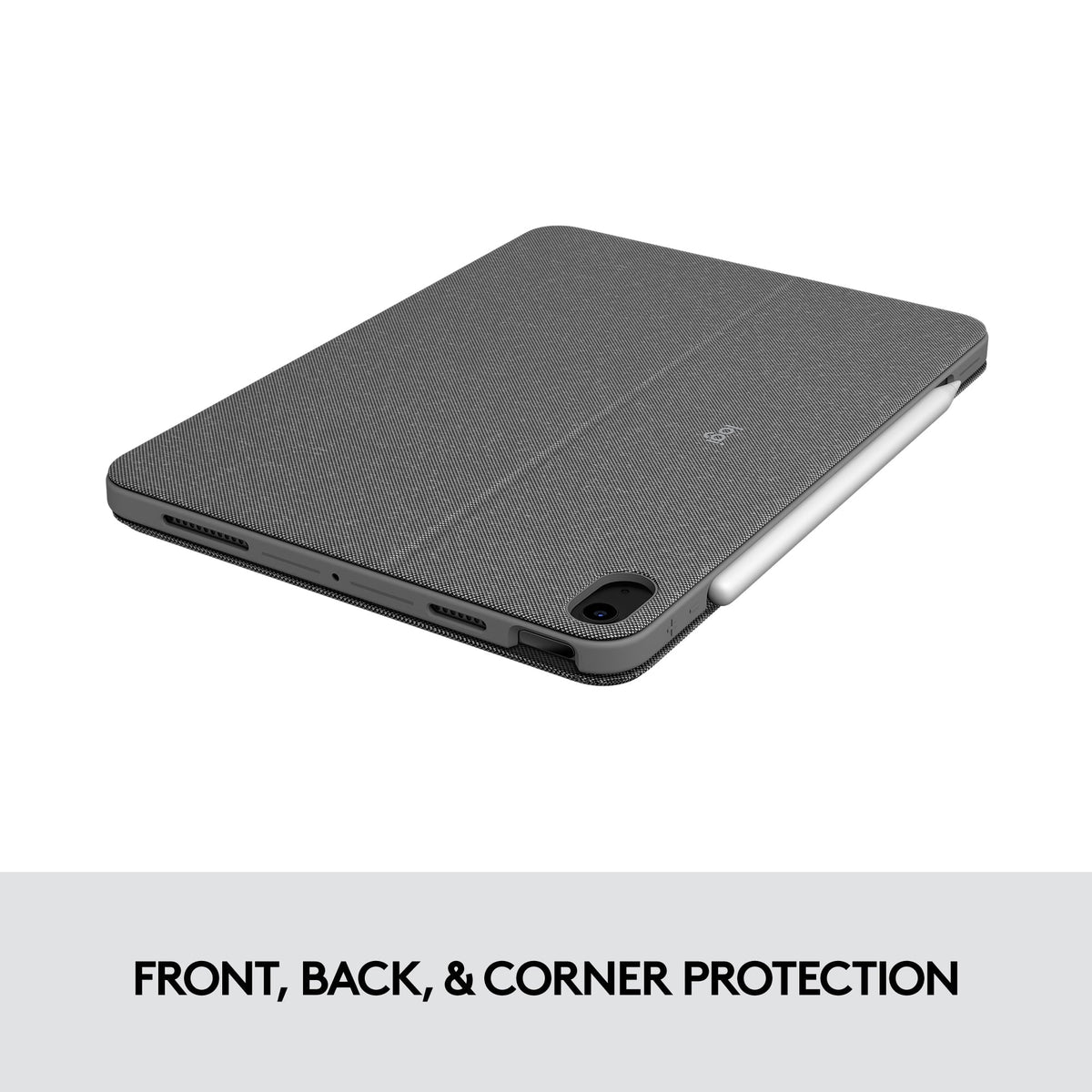 Oxford Combo Logitech 2020, gen Air Gray 2022) Case, 5th (Refurbished) Touch Keyboard (4th, - iPad Restored