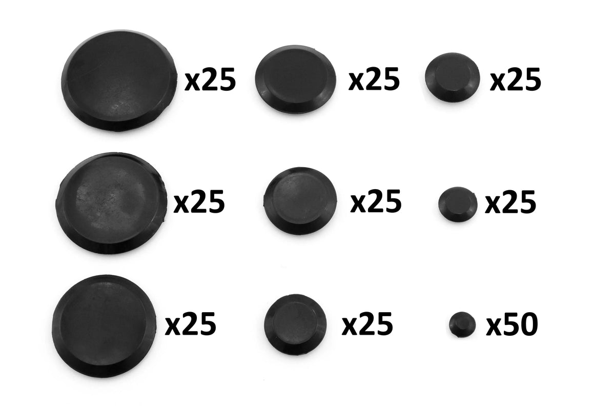 Black 1, 1/2, Red 1-3/4 Sheet Holes 1/4, for Mount 1-1/4, Hound Hole and Sizes Metal Assorted Flush Assortment 3/8, for 2 Auto 250 and Auto Inch 3/4, Plug 1-1/2, Body Piece