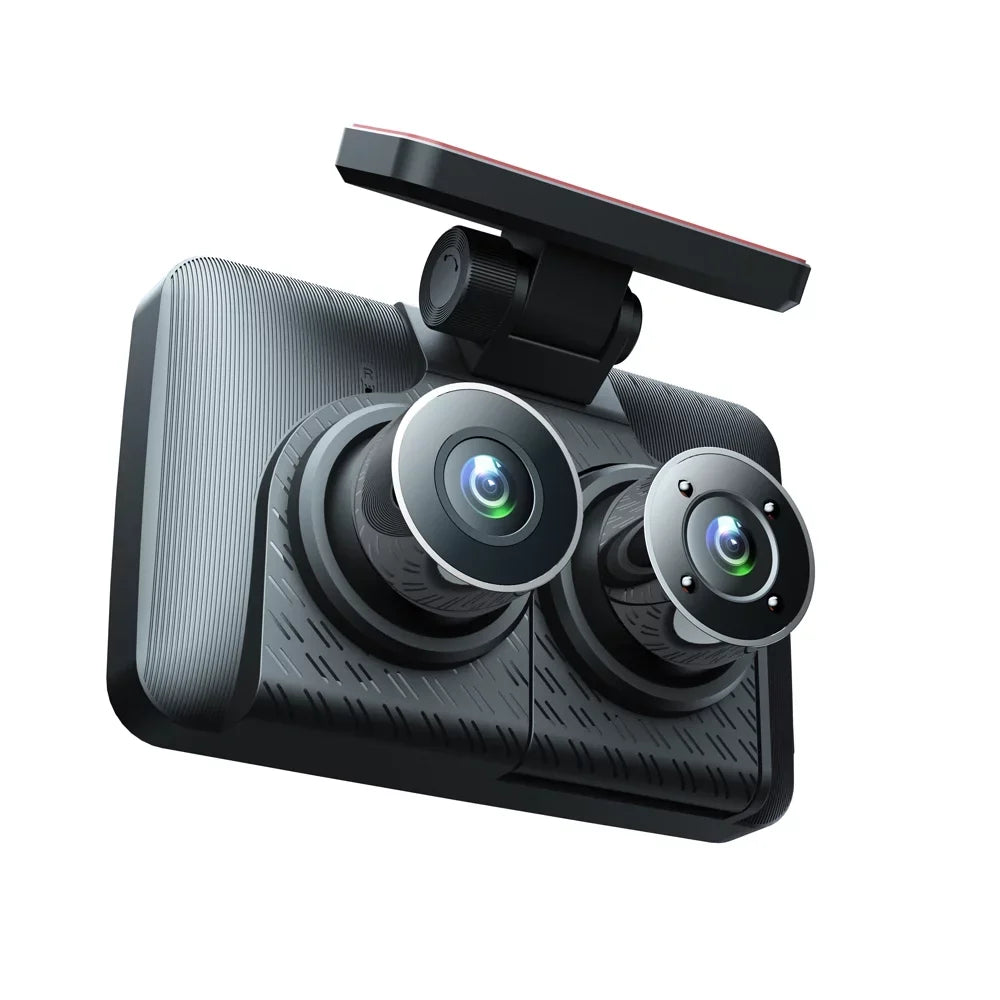 Pinnaco Camcorder Cam Wide 3 Mirror Car Safety Cameras Recorder Angle Rearview Dash Driving