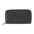 Zippy Epi Leather Round LOUIS Zipper Vuitton (Good) Hardware M61857 Wallet Long Silver VUITTON Pre-Owned Louis Black