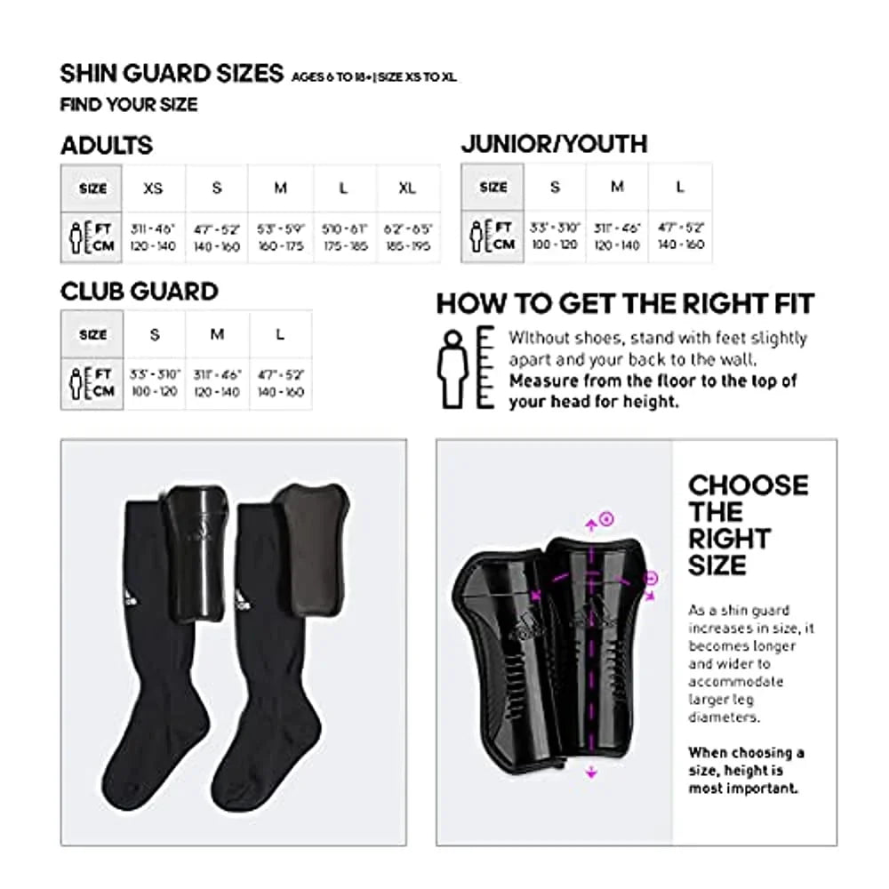 Sock Adidas Black Youth Guard
