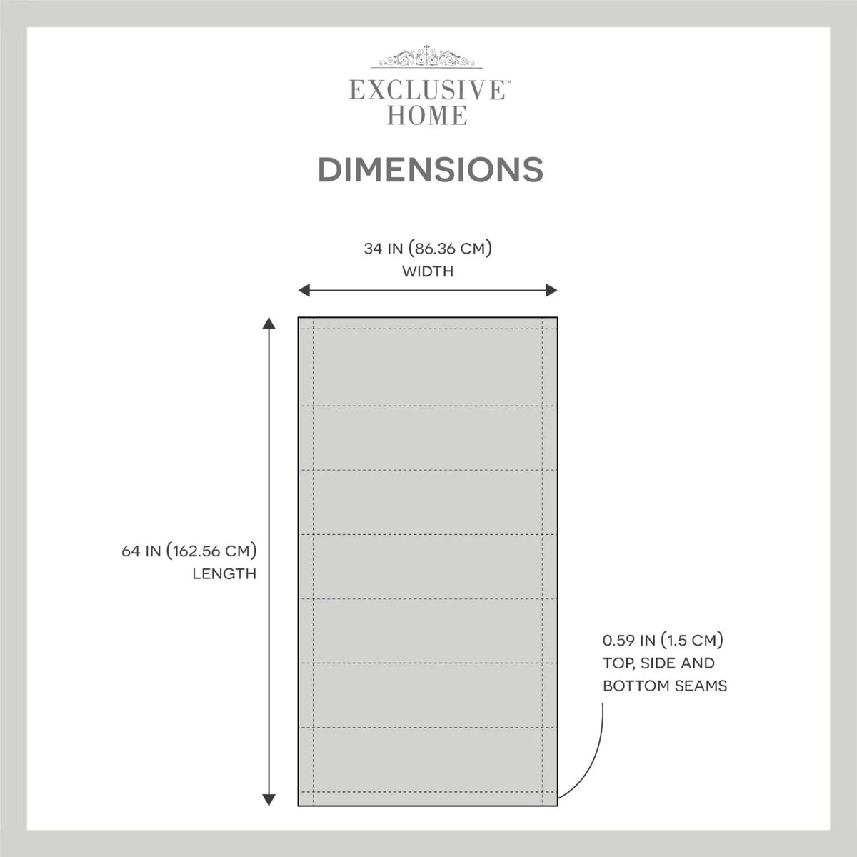 Exclusive 34"x64", Shade, Total Blackout Silver Roman Esme Home