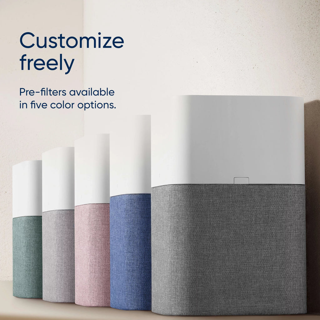 Pet Light 211+ Blueair Pollen, Pre-filter, Dust, & Traps Auto Green Pure Fabric Pre-filter Hair Aurora Washable Blue