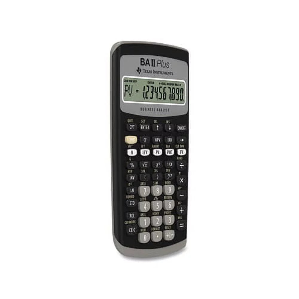 LCD Financial Calculator BAIIPlus 10-Digit