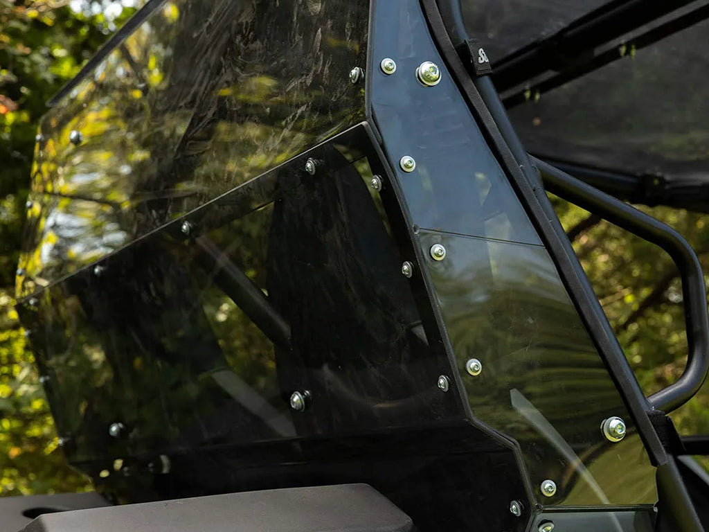 Debris USA! You Glass Thick / Tinted 4 Than 2014+ in Kawasaki S Flying Teryx From 250x 2021+ Stronger for Heavy 800 Polycarbonate Teryx Lightly Rear SuperATV Windshield Protects 4 Made 1/4" Duty