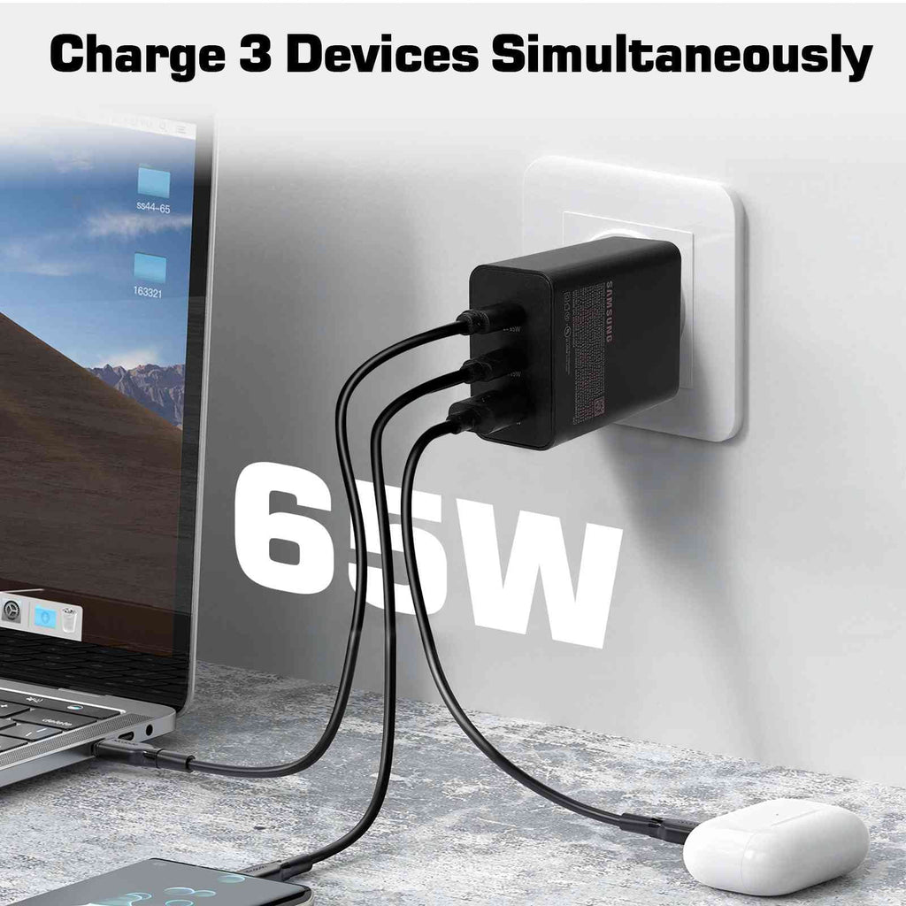 65W Charging (China)/X27/iQOO Laptops, - Fast vivo Charger Galaxy, Steam - & Pro/S1 USB MacBook, USB-C Ports Google Samsung with Travel Deck Phones 3 Dual for Y17/X27 High-Speed Pixel, iPhone,