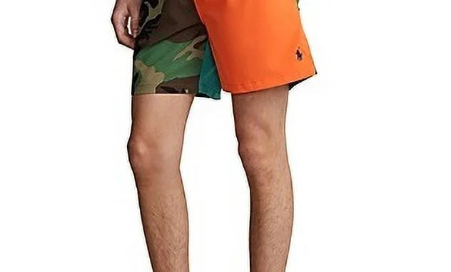 X-Large Lauren Size Traveler Polo Men's Swim Ralph Trunk Green Classic
