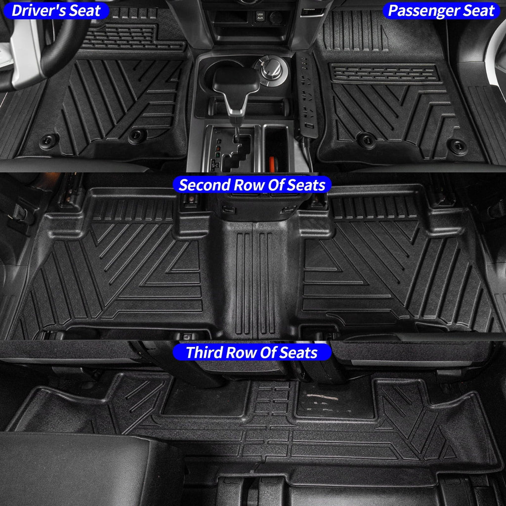 4Runner Trunk Mat Cargo 2013-2023 Liner Cargo Toyota Floor Seats 7 Mats Mat Accessories Fit