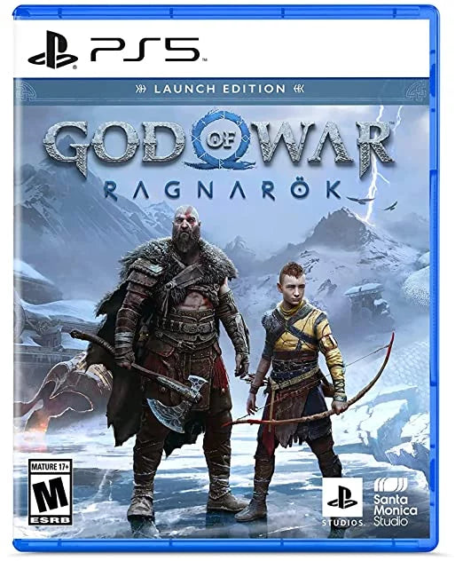 / War Disc 2022 Bundle Gaming Silicone Console Version PlayStation_PS5 God with Newest Skin Controller of Cover Ragnark