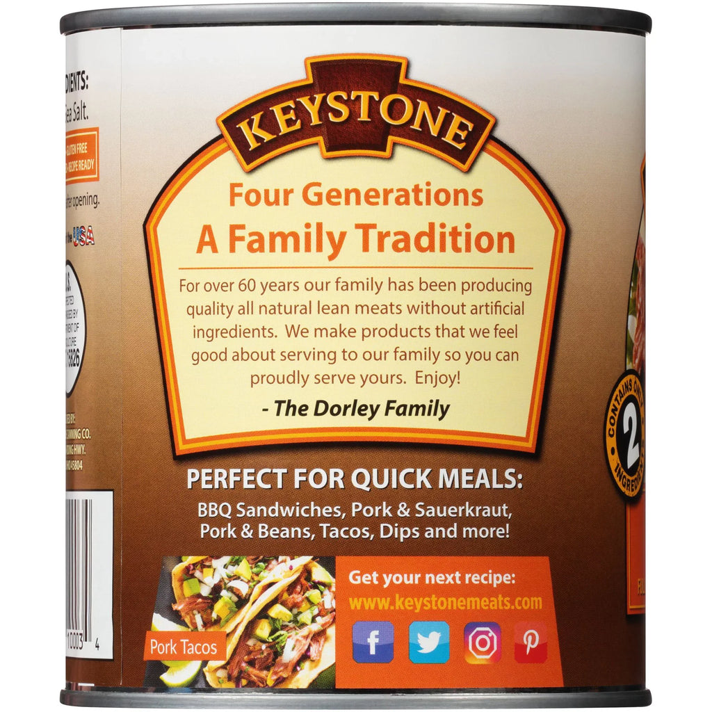 Pork Can Pack) Ready (6 Camping oz Emergency ✅ ✅ All Food Keystone Survival Natural Hiking and Cans Eat 28 to For Backpacking