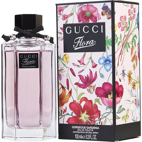 Flora 100ml/3.3oz cci_ for Gorgeous OZ. Gardenia Eau 2ML Gu +0.067Fl. de Toilette, / Perfume Women