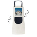 Pocket Bib Luxury Ship Giant Cruise Cotton Adjustable BBQ Pinafore Poster Apron Linen Kitchen