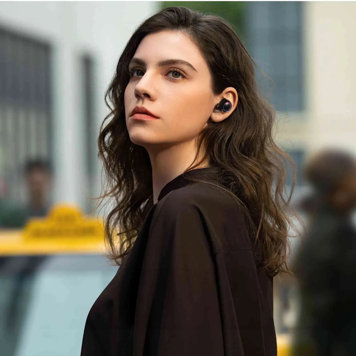 UrbanX P11 Lenovo Water Bluetooth Earbuds Boost 5.2 Black, Plus Compatible with Bass Charging Balanced, True Dual Case, Wireless Connect, Bluetooth Resistance, Connection, Tab + IPX5