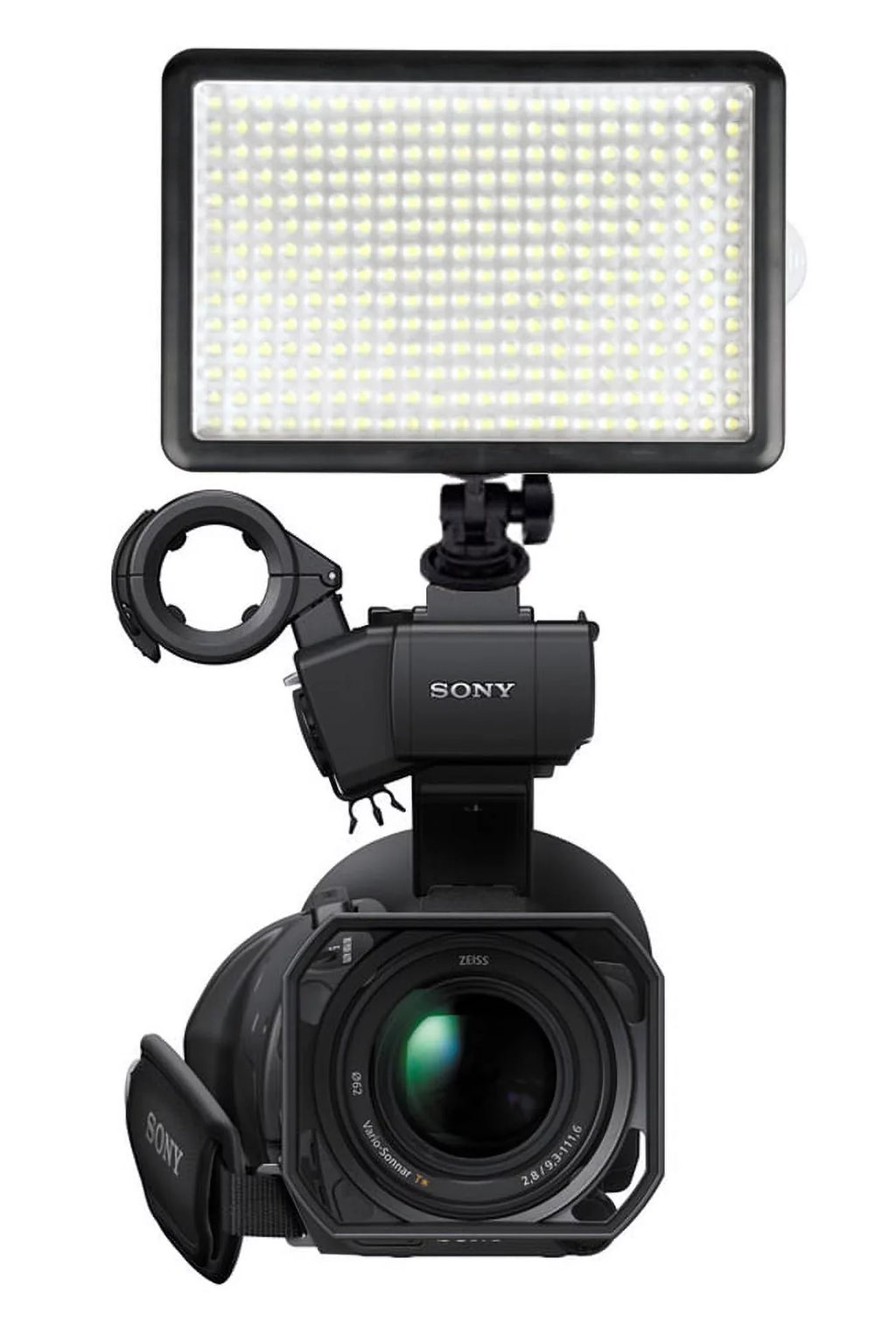 Long Life Multi-LED Sony Video Dimmable (Swivel Light Adapter Multi-Interface FDR-AX53 Includes Professional Head)