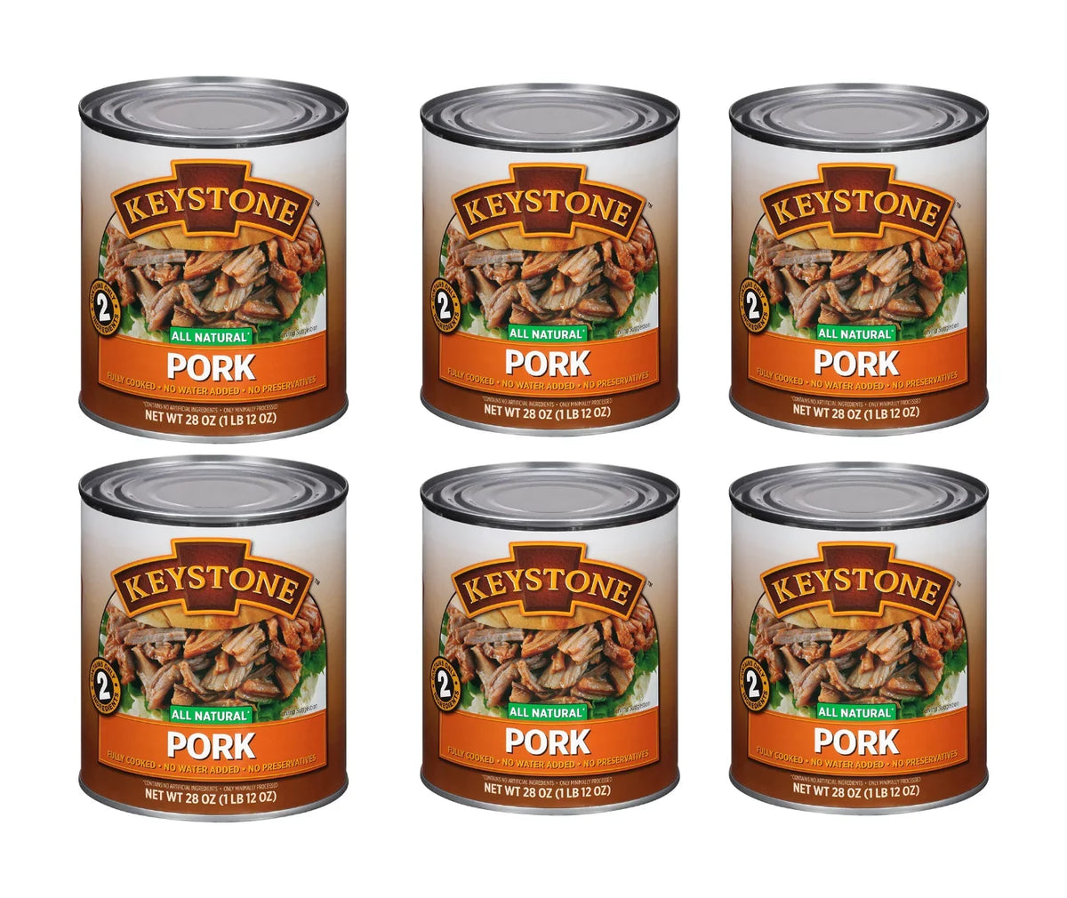 Pork Can Pack) Ready (6 Camping oz Emergency ✅ ✅ All Food Keystone Survival Natural Hiking and Cans Eat 28 to For Backpacking