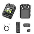 Cam - Guard - Mini Audio with Waterproof Law 128GB Security Home Wearable Vision 1440P Body for Camera Enforcement Camcorder RONY and Police Night Body with Body Recording Video