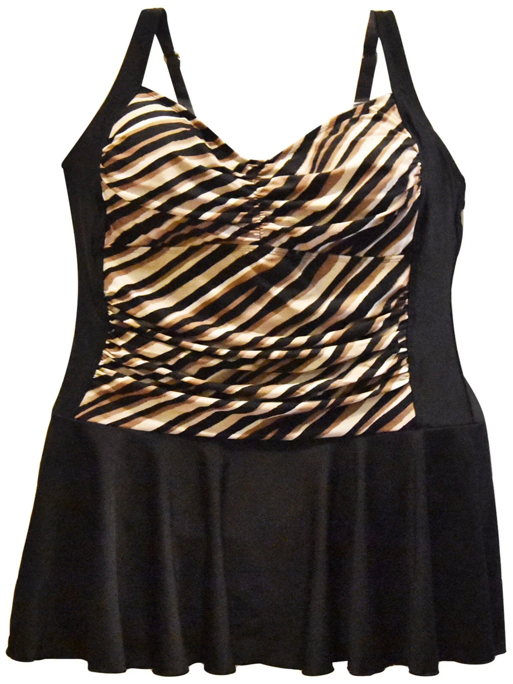 Swimdress Women's Size Swimsuit Heat Shirred Plus