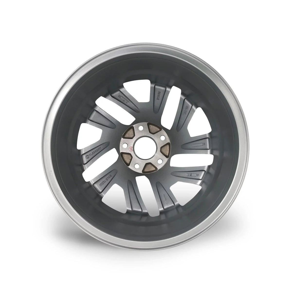 x for OEM 2016 Honda Velospinner New spoke Automotive 17" Twisted 7" Wheel Brand 64069A Alloy 2015, Replacement Quality Silver Rim Single CR-V