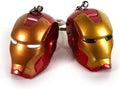 Figure Superhero Helmet Iron Man GFDay Style Keychain Ring Key