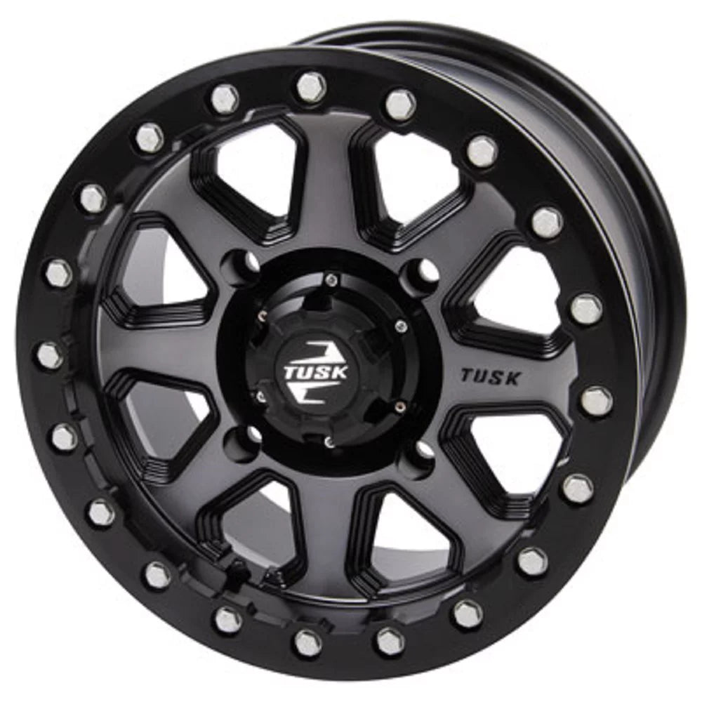 Compatible X2 14x7 Wheel 2020-2021 Beadlock Uinta With + Yamaha XT-R 4/110 5.0 Gunmetal/Black R-Spec Wolverine 2.0