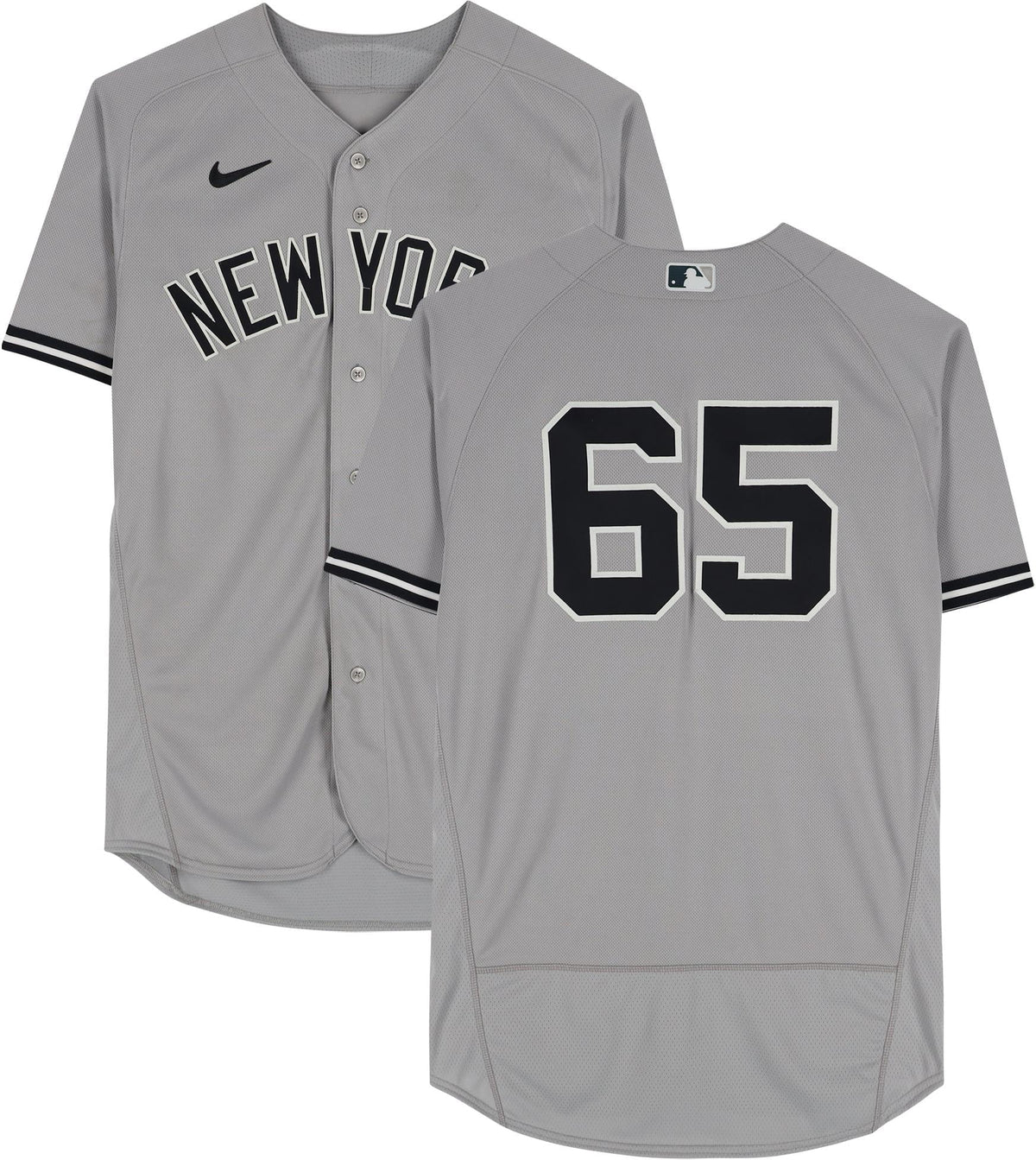 Cleveland York #65 vs. Yankees Jersey New October Certified 2022 - Gray Authentic 16, on Indians Player-Worn Fanatics Nestor Cortes