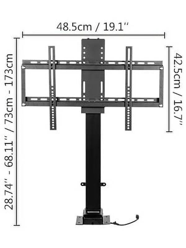 70” Adjustable New w/ TVs Lift Height for Motor TV Remote 32” Controller ~ BENTISM