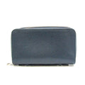 M64019 Men's Leather Taiga Wallet Long Taiga Zippy Blue Vuitton Louis Navy (bi-fold) XL Pre-Owned (Good)