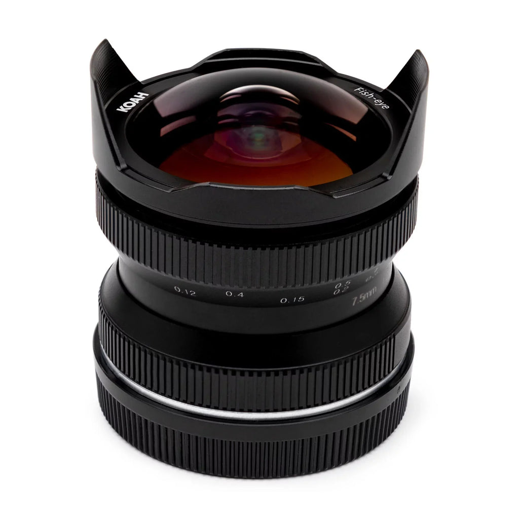 Fisheye EF-M Wide-Angle f/2.8 Canon 7.5mm Mount Koah Artisans Series Lens for