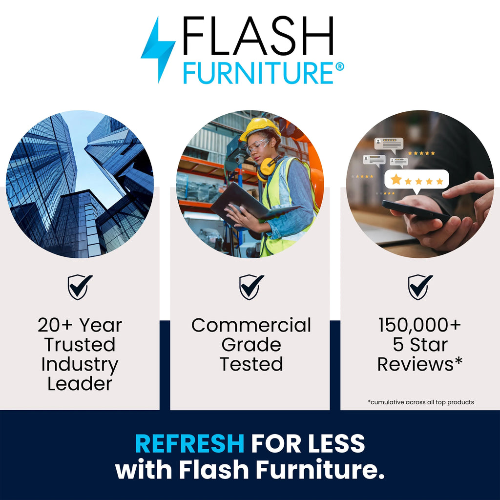 Furniture Series Flash HERCULES White Charcoal with Capacity Plastic Frame Chair lb. Granite 330 Folding