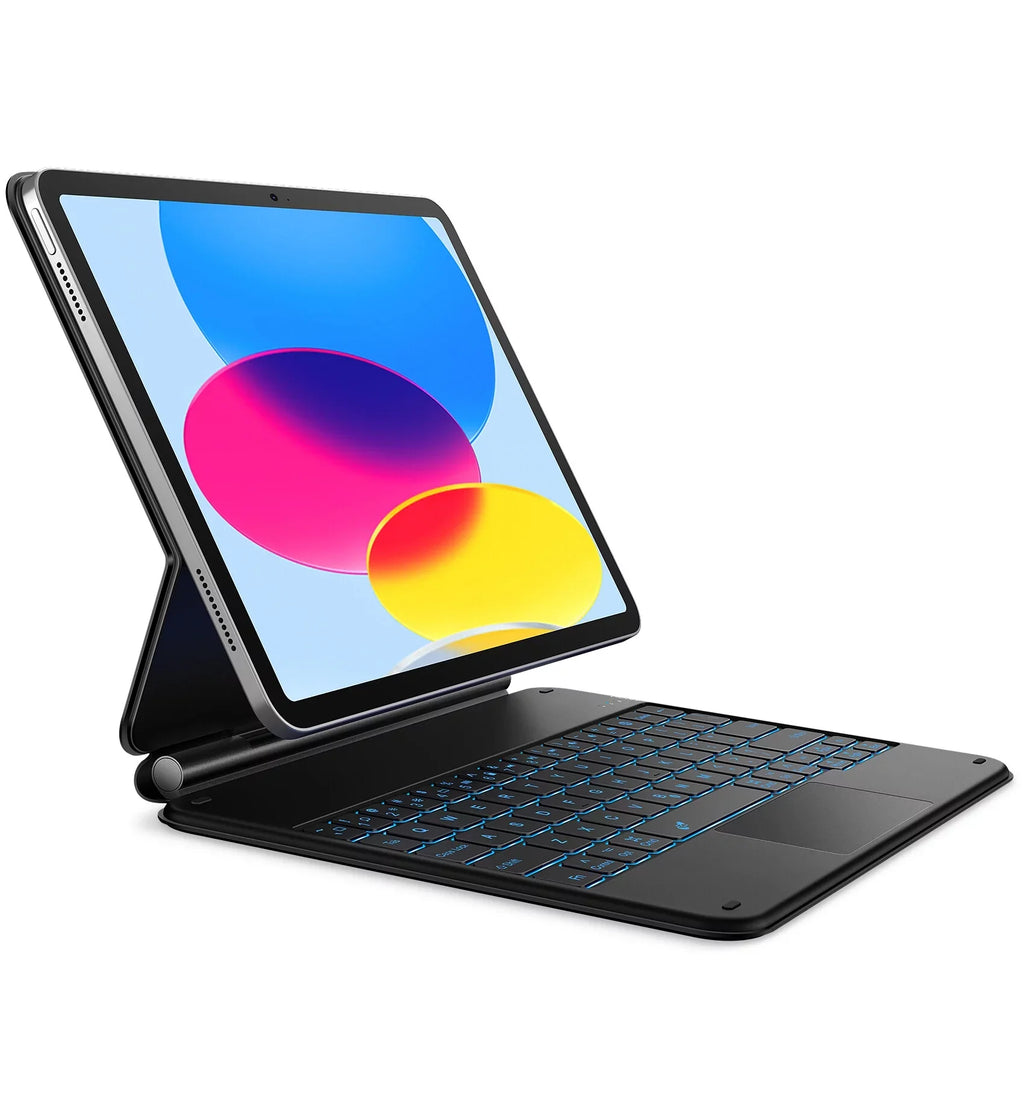 2022 Wireless 10.9 10.9" Magic Gen Trackpad Generation Thin Backlit Compatible Keyboard Case Keyboard iPad with Keyboard Type with 10 Slim Dracool for iPad inch 10th Multi-Touch