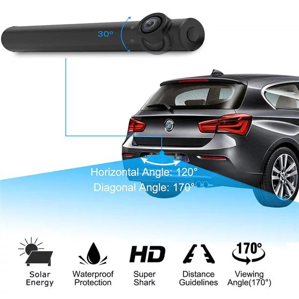 for Installation, 5'' AUTO-VOX Night Solar Systems Car Camera Trucks, for Wireless 5Mins Backup Monitor DIY Vision Camera Up Back TW1