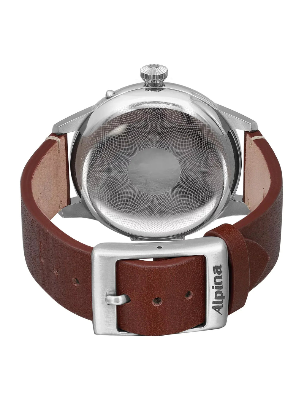 Mens Alpina Heritage Watch Pilot Dial Green AL-525KBG4SH6 Startimer Steel 44mm
