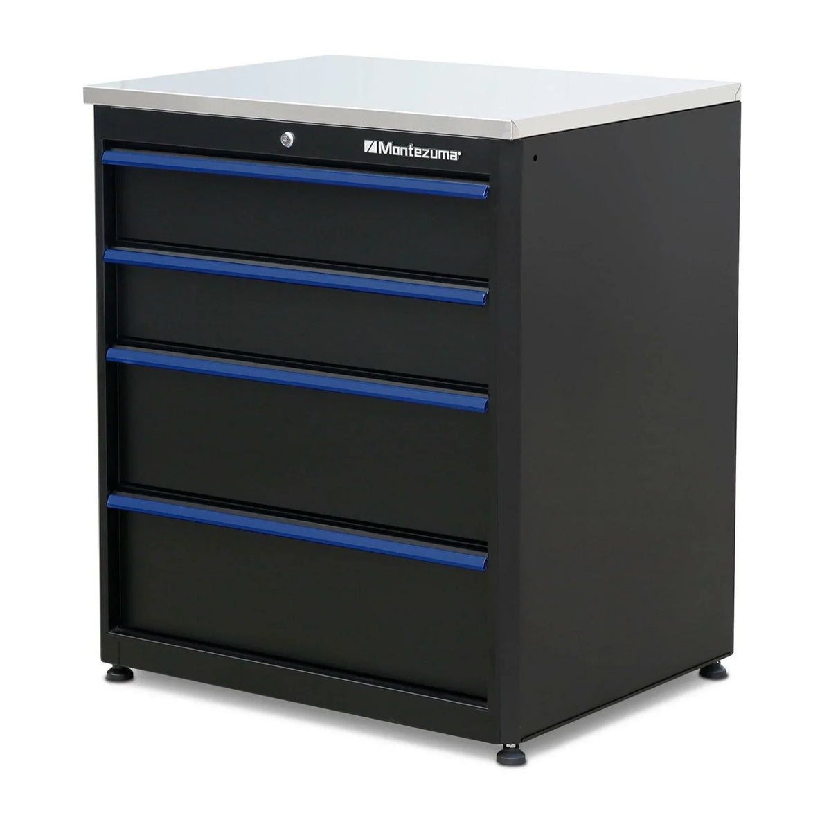 Garage System 24" Tool Locking Storage Workbench, 30.5 Black x Montezuma